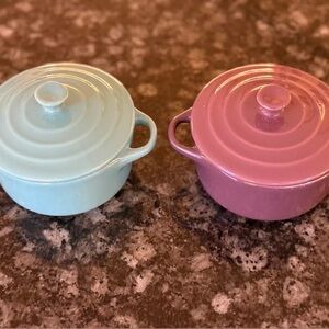 Miniature Blue and Purple Cookware Set